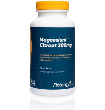 Fittergy Supplements Magnesiumcitraat 200mg 90 tabletten