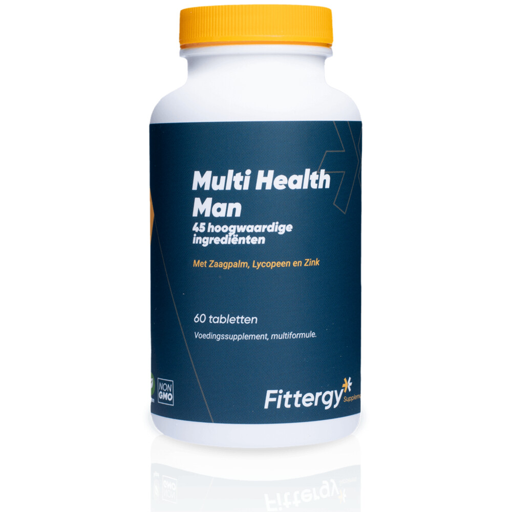 Fittergy Supplements Multi Health Man 60 tabletten