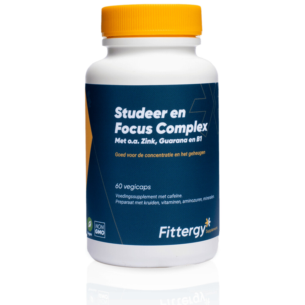 Fittergy Supplements Studeer En Focus Complex 60 vegicaps