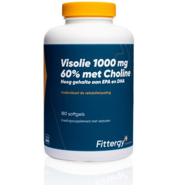 Fittergy Supplements Visolie 1000mg 60% Met Choline 180 softgels