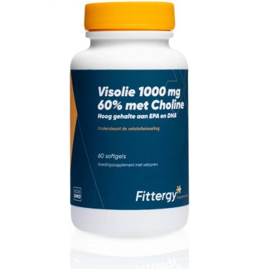 Fittergy Supplements Visolie 1000mg 60% Met Choline 60 softgels