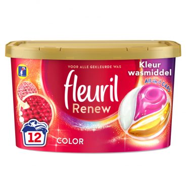 8x Fleuril Wasmiddelcapsules Renew Kleur 12 stuks