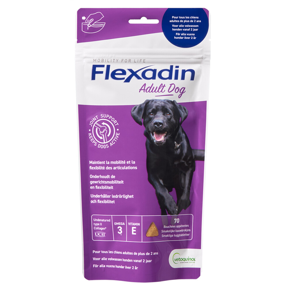 Flexadin Adult Dog Kauwbrokjes 70 stuks