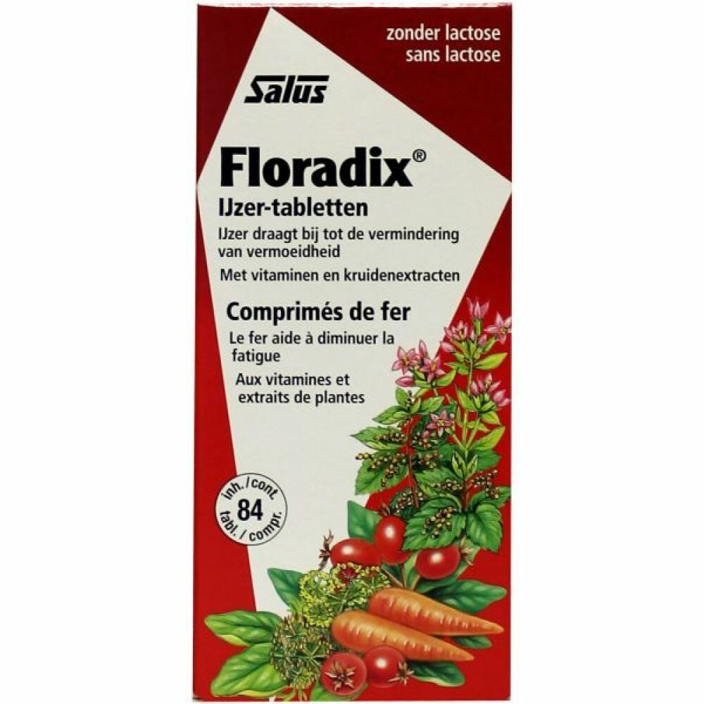 Floradix IJzer 84 tabletten