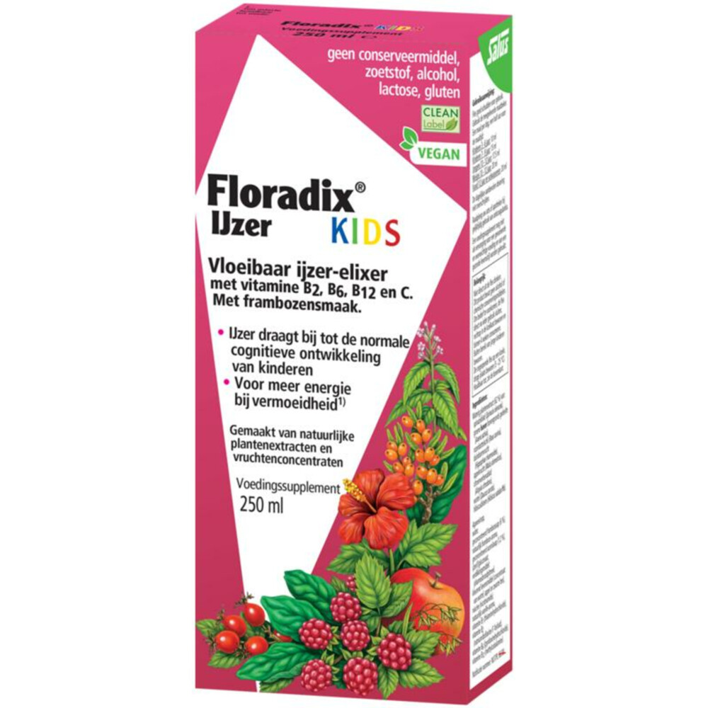 Floradix IJzer Elixer Kids 250 ml