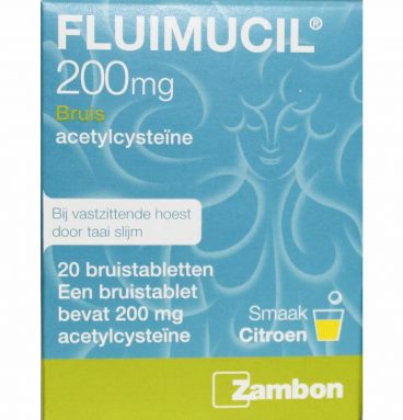 Fluimucil Hoest 200 mg 20 bruistabletten