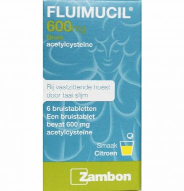 Fluimucil Hoest 600 mg 6 bruistabletten