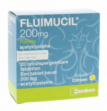 Fluimucil Pastille 200 mg 20 zuigtabletten