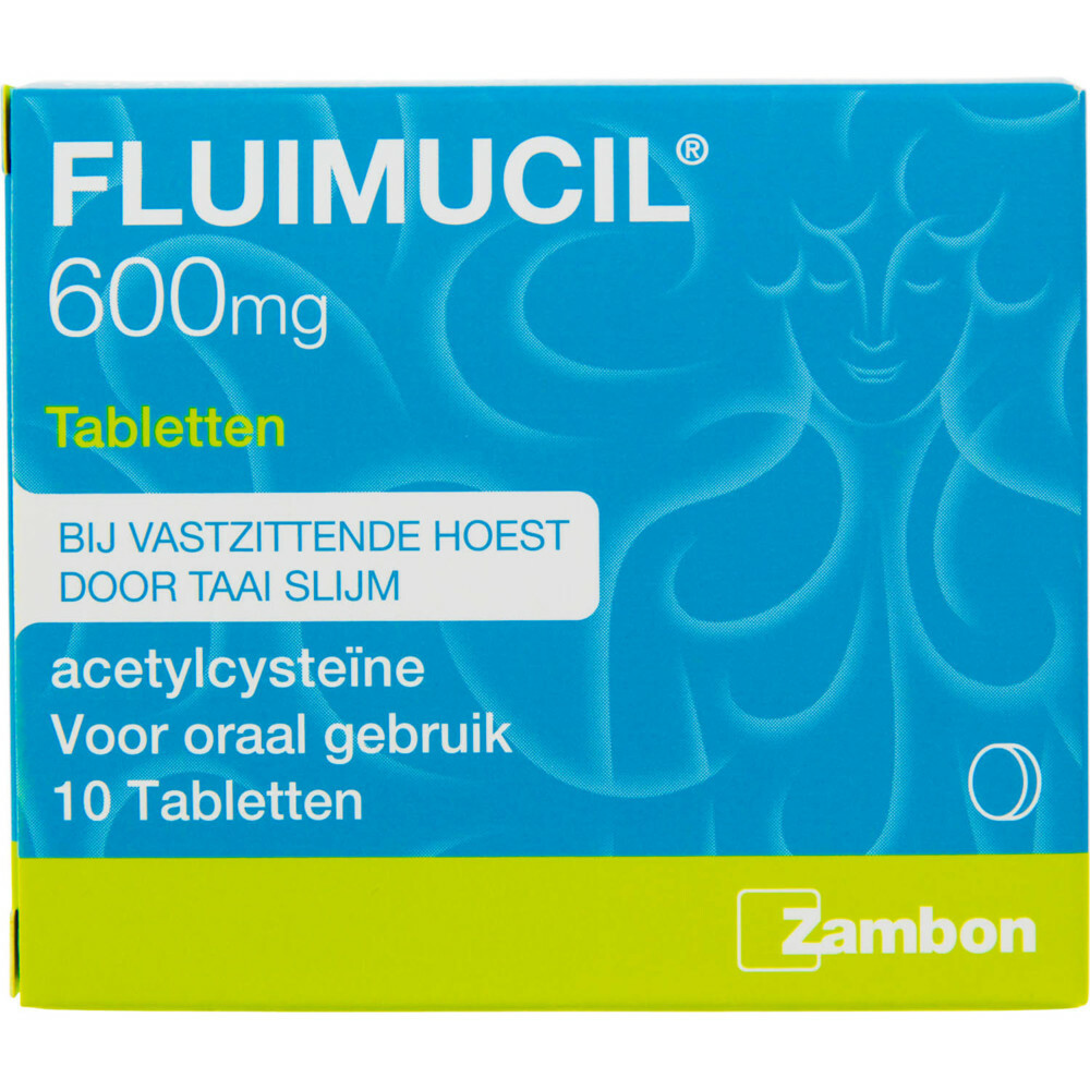 Fluimucil Tabletten 600 mg 10 tabletten