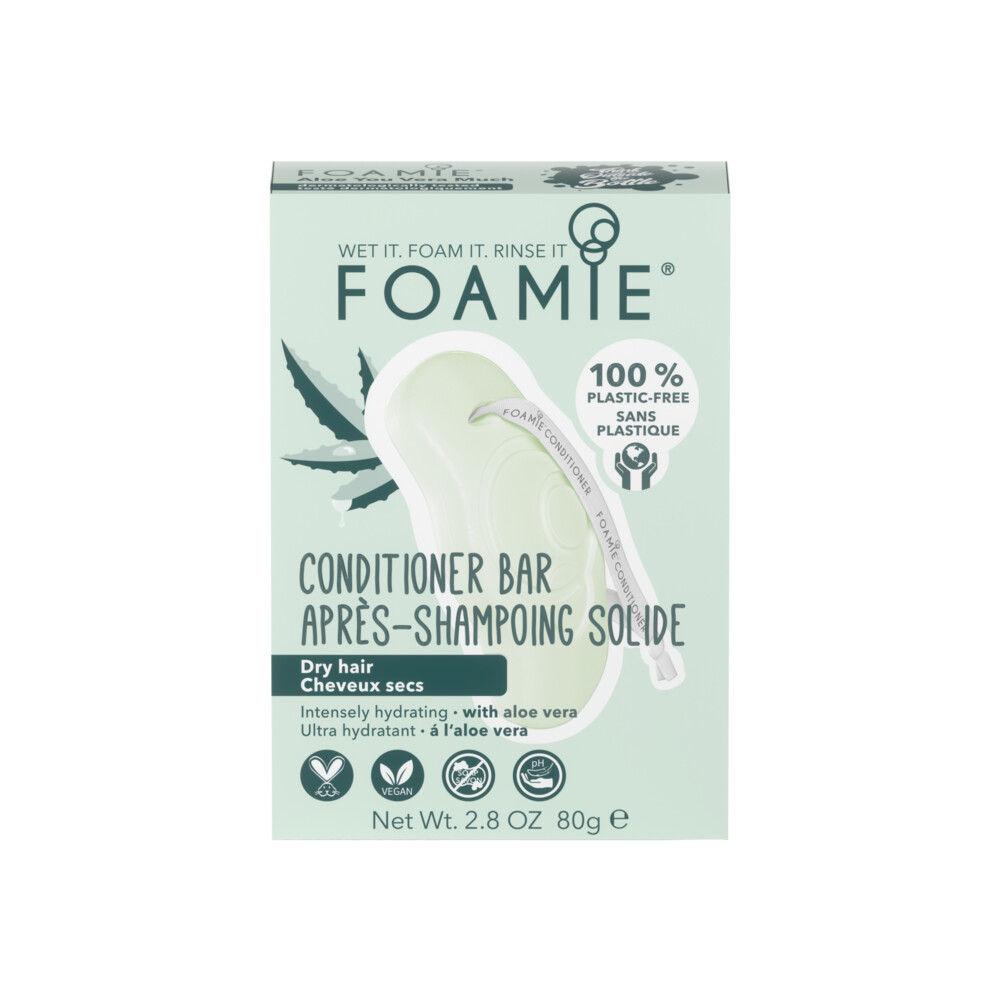 Foamie Conditioner Bar Aloe You Vera Much - Droog Haar