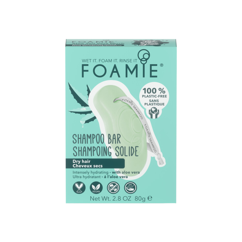 Foamie Shampoo Bar Aloe You Vera Much (Droog Haar)