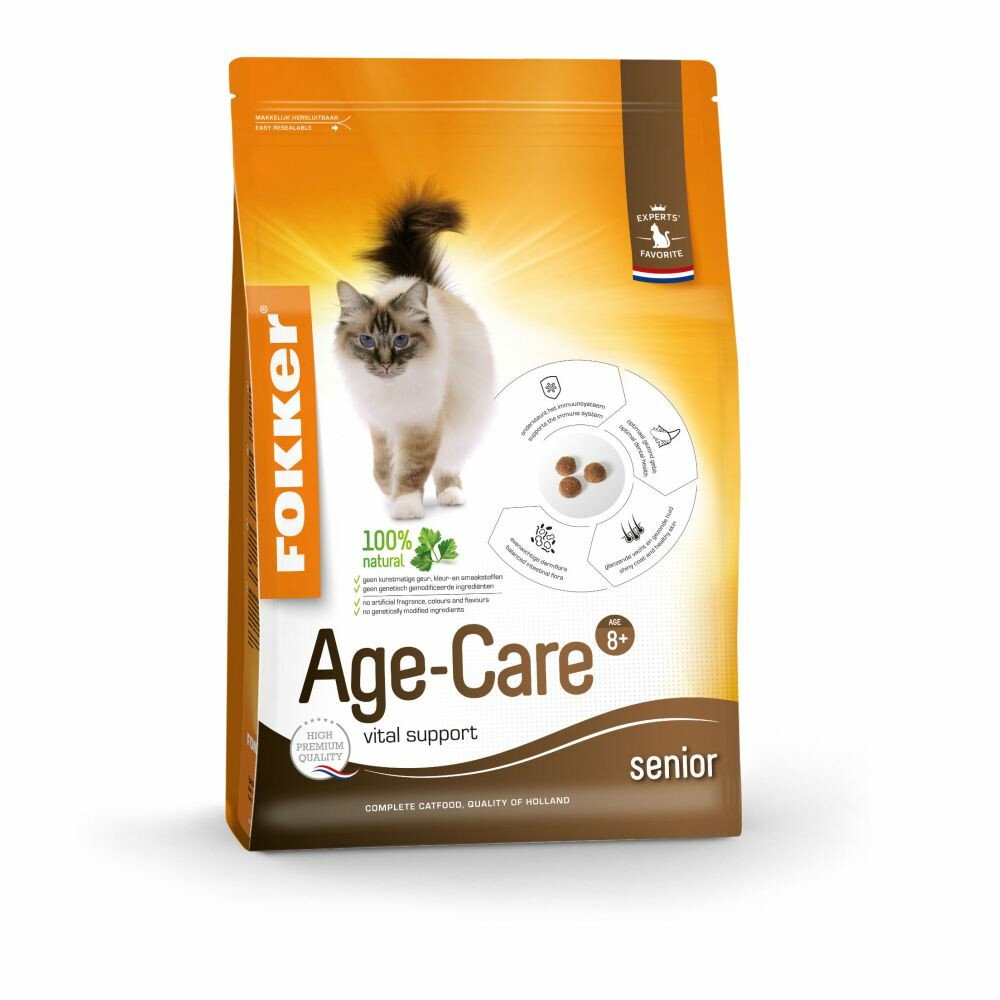 3x Fokker Age Care Kattenvoer Gevogelte 2