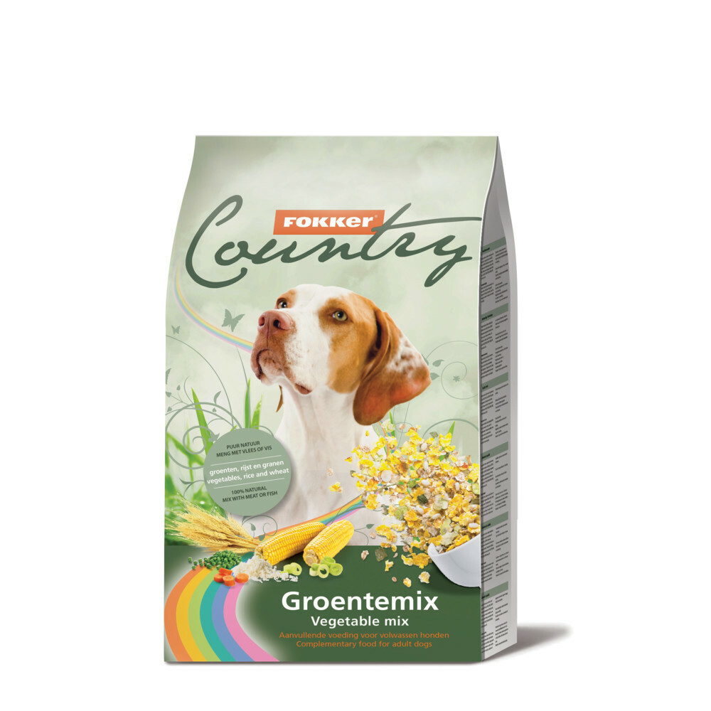 Fokker Country Hondenvoer Groentemix 6 kg