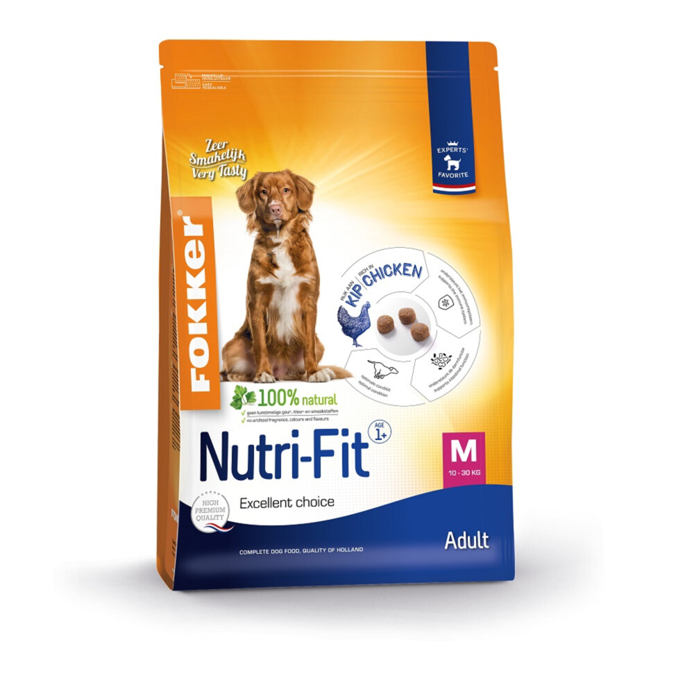 3x Fokker Dog Nutri-Fit M 2