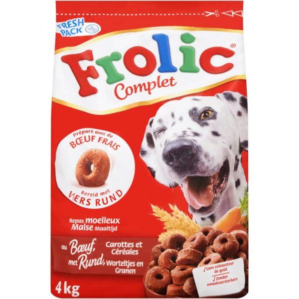 3x Frolic Droog Rund 4 kg