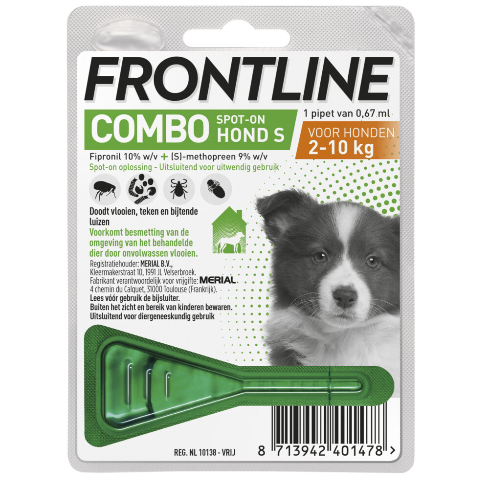 Frontline Combo Puppy Vlooienmiddel 1 pipet