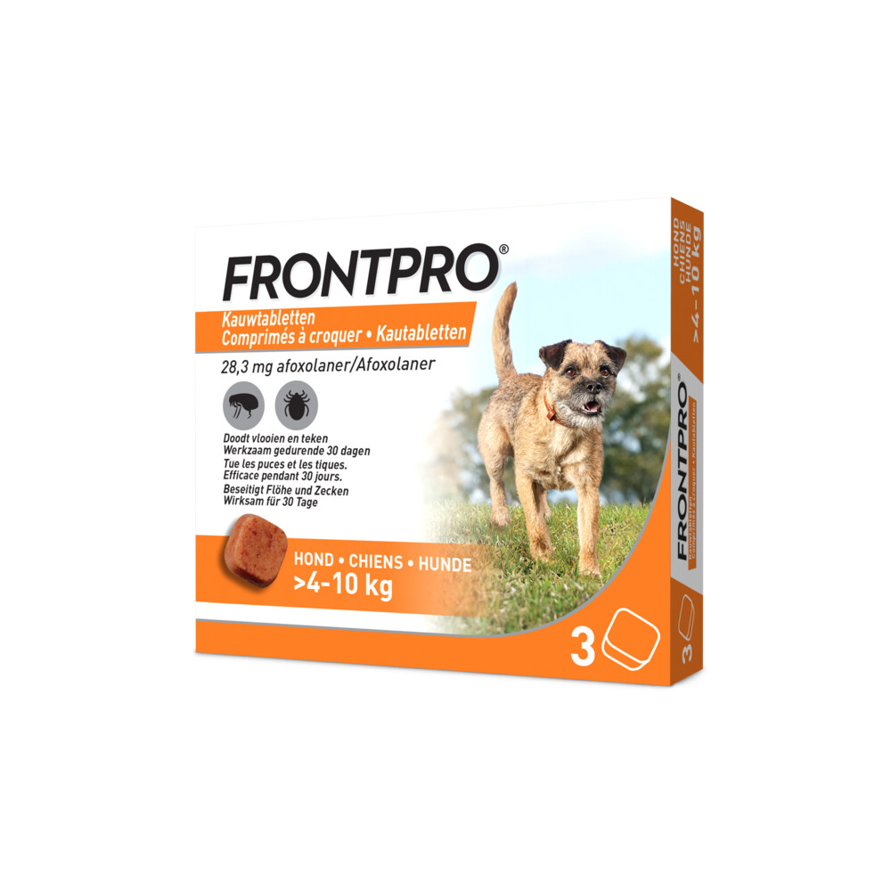 Frontpro Hond M 4-10 kg 3 tabletten