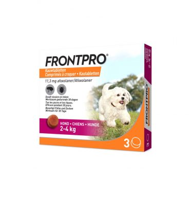 Frontpro Hond S 2-4 kg 3 tabletten