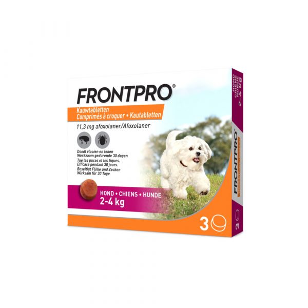 Frontpro Hond S 2-4 kg 3 tabletten