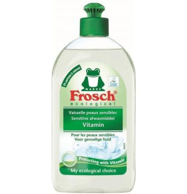 8x Frosch Afwasmiddel Sensitive Vitamine 500 ml