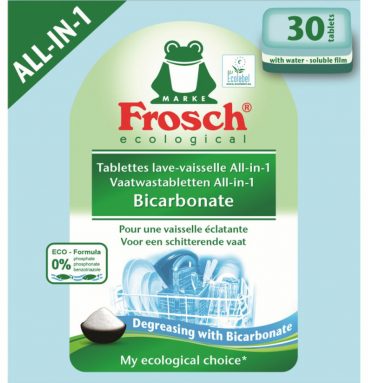 7x Frosch Vaatwastabletten All-in-1 Bicarbonate 30 stuks