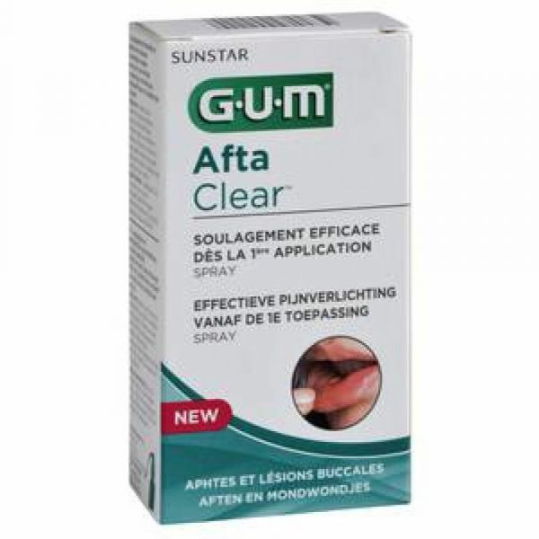 2x GUM AftaClear Spray 15 ml