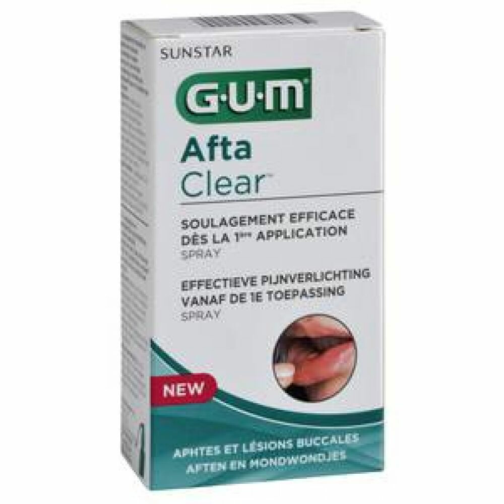 2x GUM AftaClear Spray 15 ml