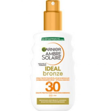 2x Garnier Ambre Solaire Ideal Bronze Zonnespray SPF 30 200 ml