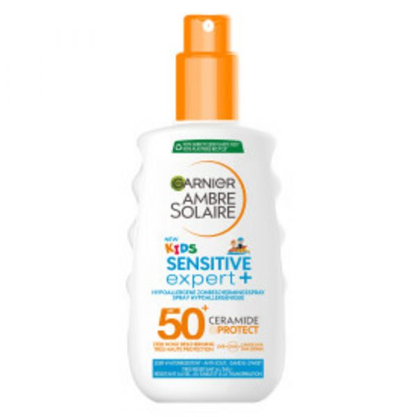 2x Garnier Ambre Solaire Kids Ceramide Protect Zonnebrandspray SPF 50+ 150 ml