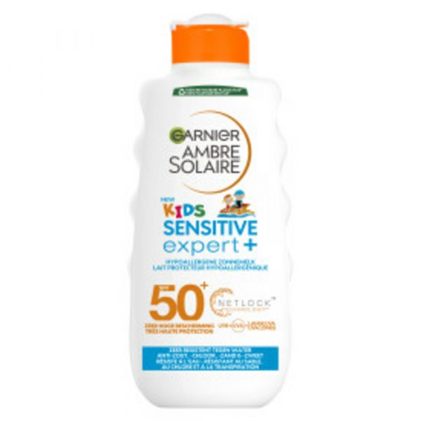 6x Garnier Ambre Solaire Kids Zonnemelk SPF 50+ 200 ml