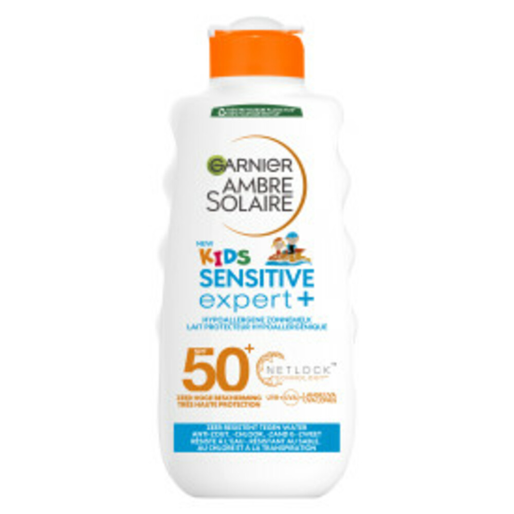 6x Garnier Ambre Solaire Kids Zonnemelk SPF 50+ 200 ml