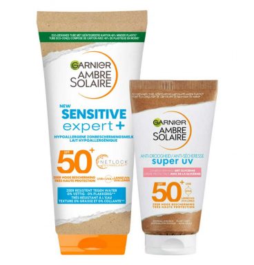 Garnier Ambre Solaire Sensitive Expert+ SPF 50+ Zonnebrand Pakket