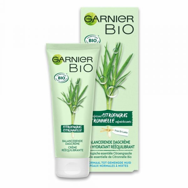 2x Garnier Bio Stabiliserende Citroengras dagcrème 50 ml