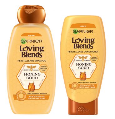 Garnier Loving Blends Honing Goud Shampoo&Conditioner Pakket