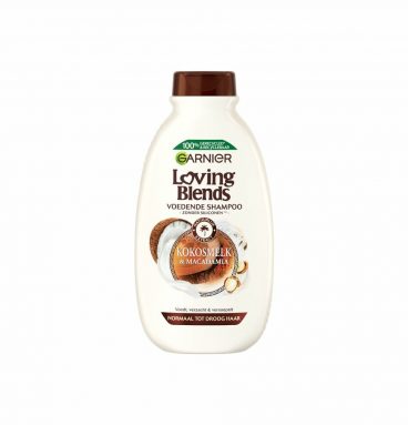 6x Garnier Loving Blends Kokosmelk en Macadamia Shampoo 300 ml