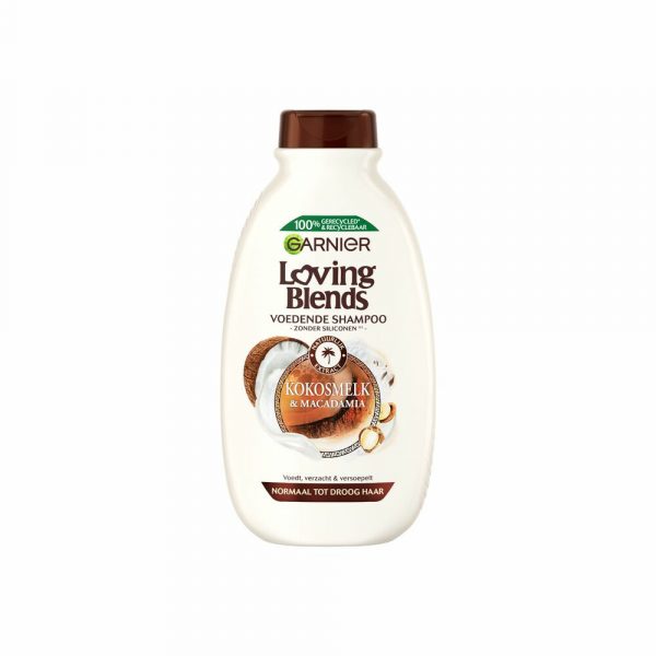 6x Garnier Loving Blends Kokosmelk en Macadamia Shampoo 300 ml