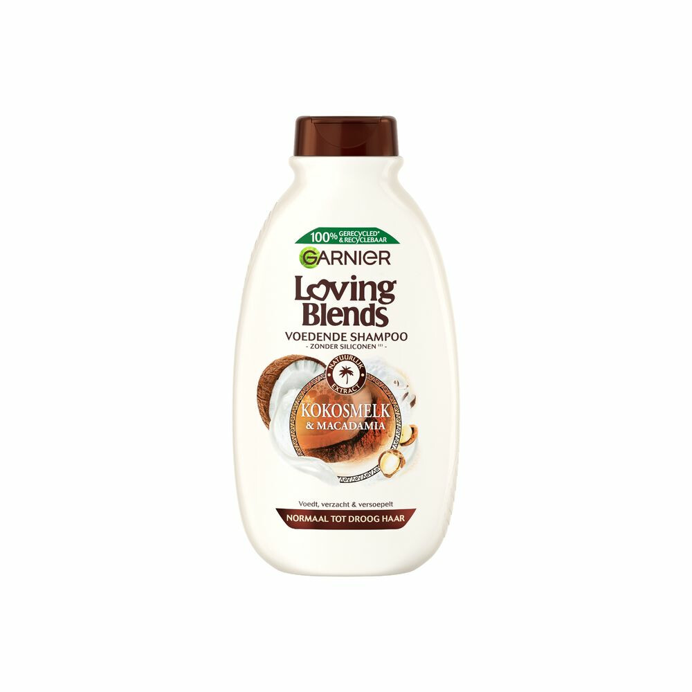 6x Garnier Loving Blends Kokosmelk en Macadamia Shampoo 300 ml