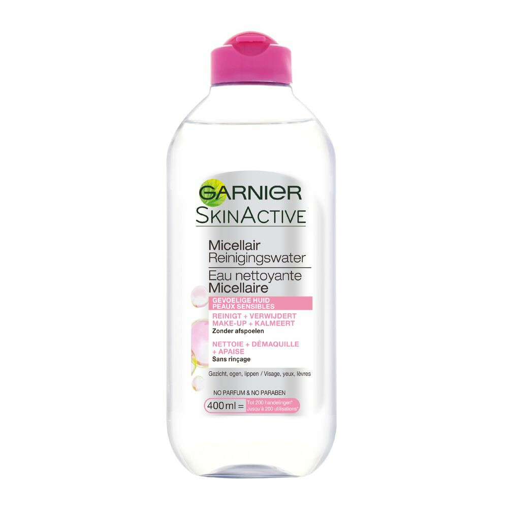 3x Garnier Micellair Reinigingswater voor Gevoelige Huid 400 ml