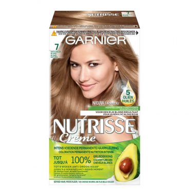 3x Garnier Nutrisse Creme Haarverf 70 - Natuurlijk Blond