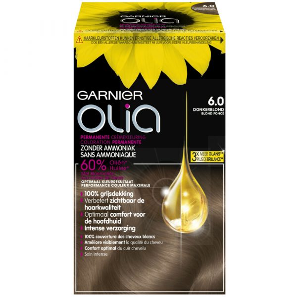 6x Garnier Olia 6.0 - Lichtbruin