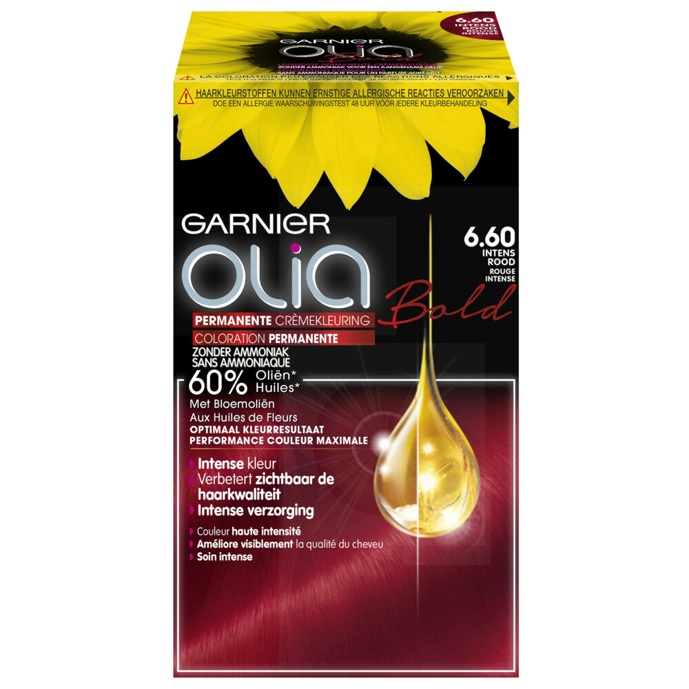 6x Garnier Olia 6.60 - Intens Rood