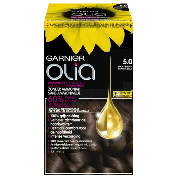 6x Garnier Olia Haarverf 5.0 - Bruin