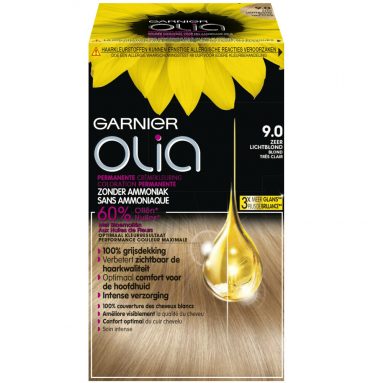 3x Garnier Olia Haarverf 9.0 - Lichtblond