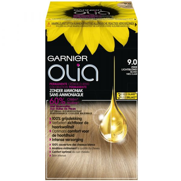 3x Garnier Olia Haarverf 9.0 - Lichtblond