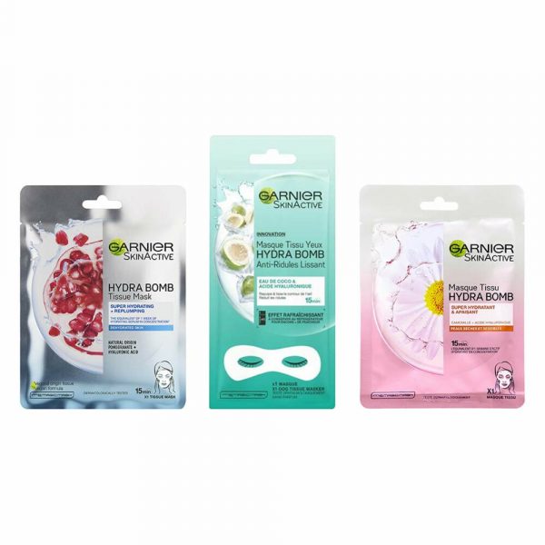 Garnier Skin Active Tissue Gezichtsmasker Pakket