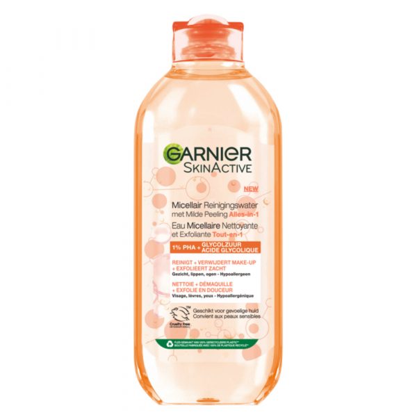 Garnier SkinActive Micellair Reinigingswater met Milde Peeling Alles-in-1 400 ml