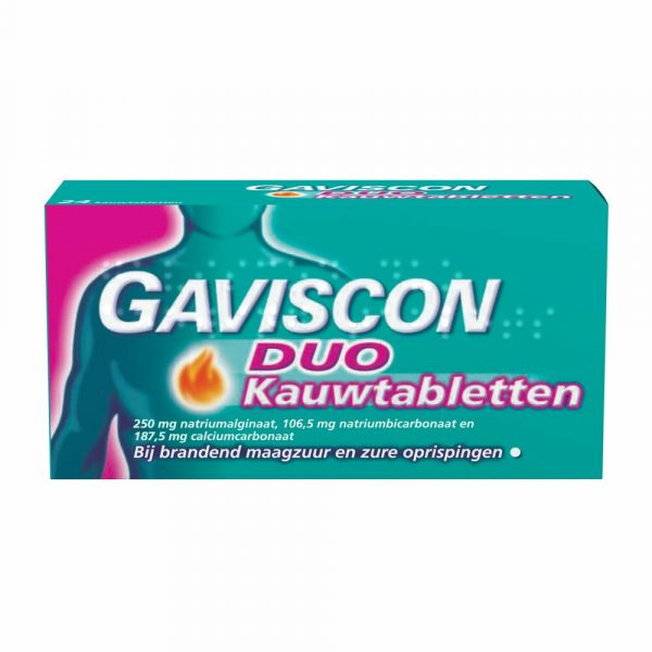 Gaviscon DUO Kauwtabletten 48 stuks