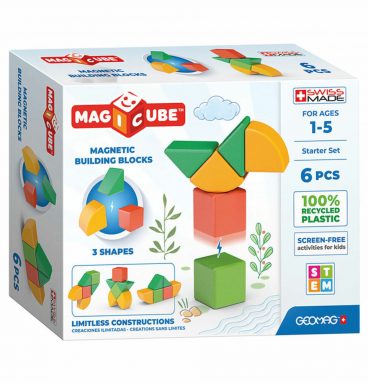 Geomag Magicube 3 Recyclede Vormen Starters Set 6-delig