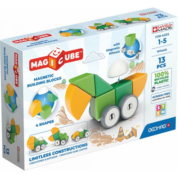 Geomag Magicube Recyclede Vormen Wielen 13-delig