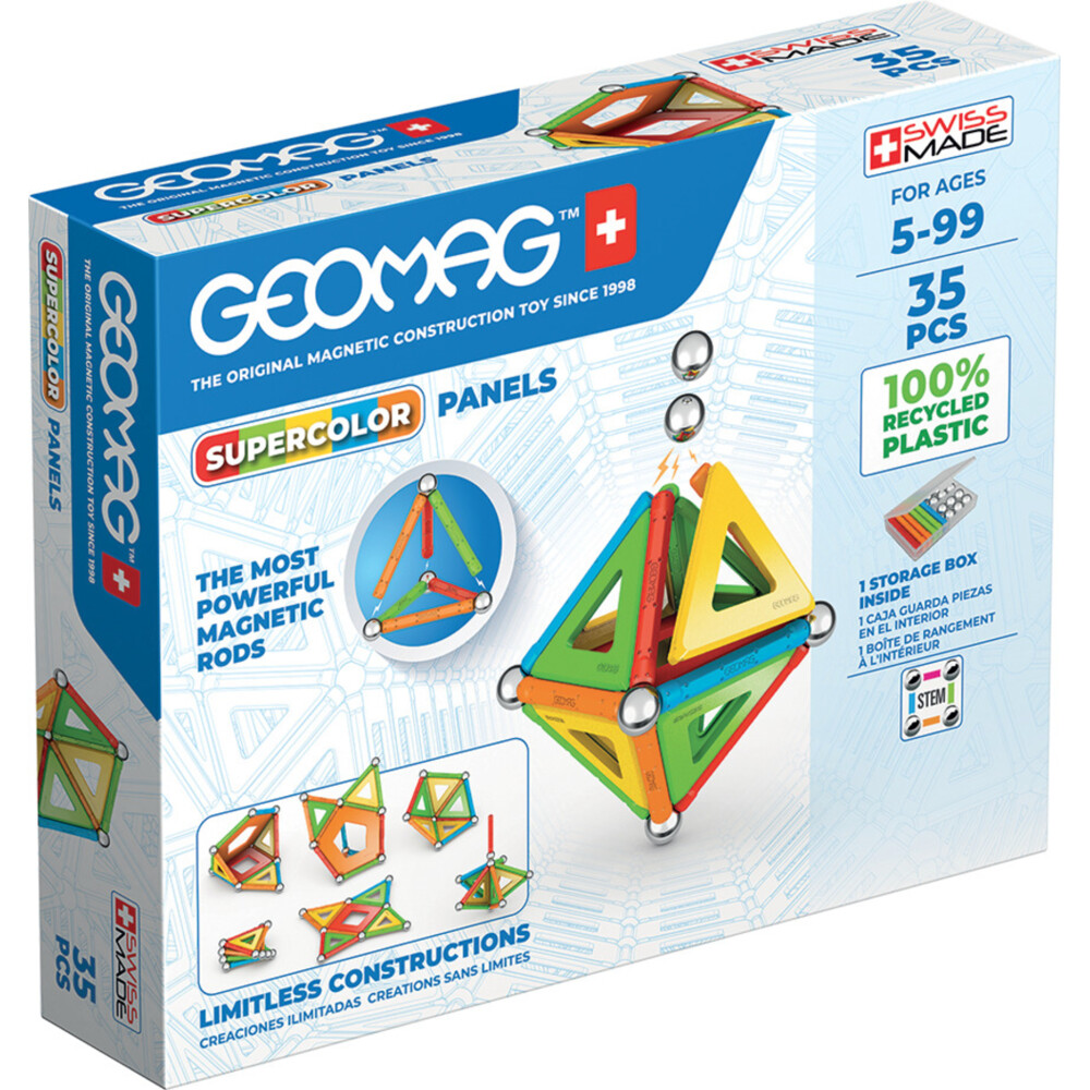 Geomag Super Color Recycled 35 stukjes